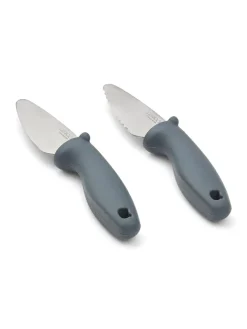 Perry Cutting Knife Set, Whale Blue fra Liewood