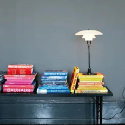 PH 3/2 Bordlampe, sort metalliseret fra Louis Poulsen