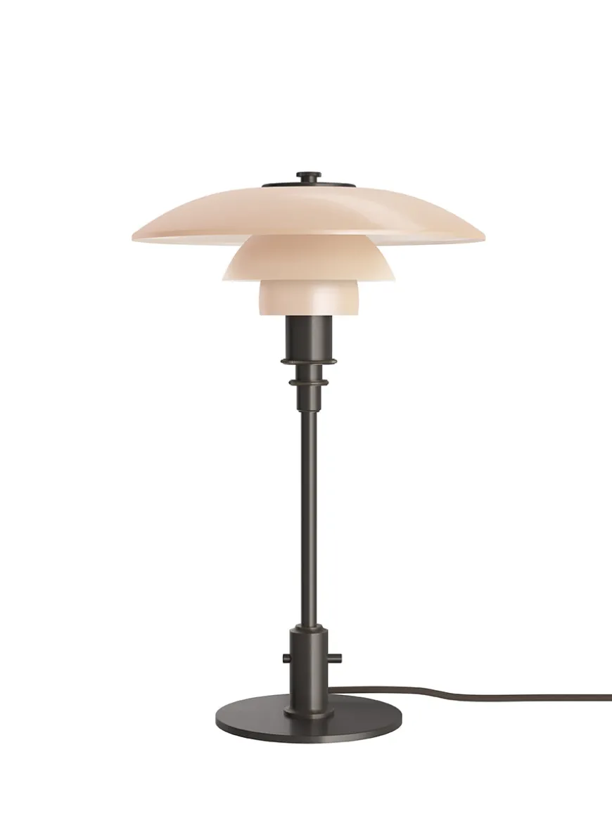 PH 3/2 Bordlampe, sort metalliseret fra Louis Poulsen