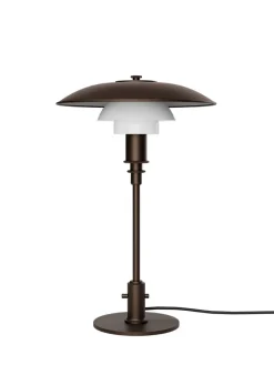 PH 3/2 Bordlampe, sort metalliseret fra Louis Poulsen