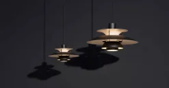 PH 5 Mini Pendant, Monochrome Dusty Indigo af Poul Henningsen