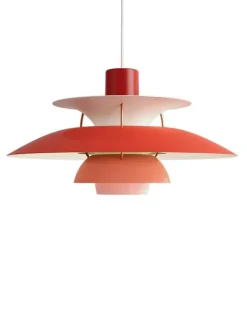 PH 5 Pendant, Monochrome Burgundy af Poul Henningsen