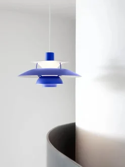 PH 5 Pendant, Monochrome Dusty Indigo af Poul Henningsen