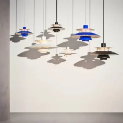 PH 5 pendel, Pastel Blue Rose Peach af Poul Henningsen