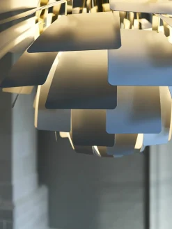 PH Artichoke i Sandblæst Glas fra Louis Poulsen