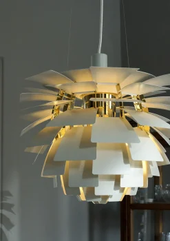 PH Artichoke i Sandblæst Glas fra Louis Poulsen