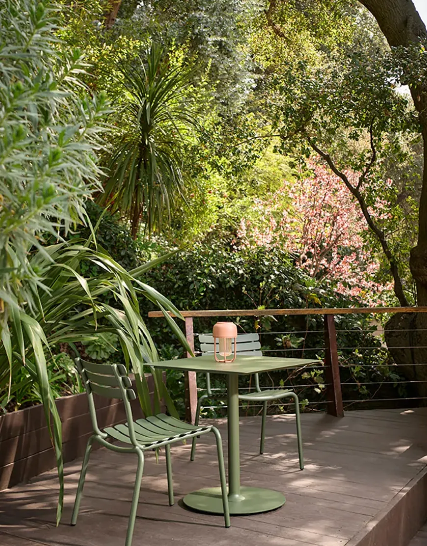 Pico Café table, rund base 70x70 cm fra Houe