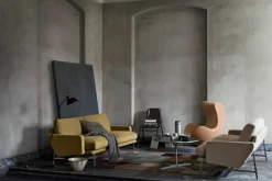 Piet Hein A222 Sofabord, Ø75 cm fra Fritz Hansen