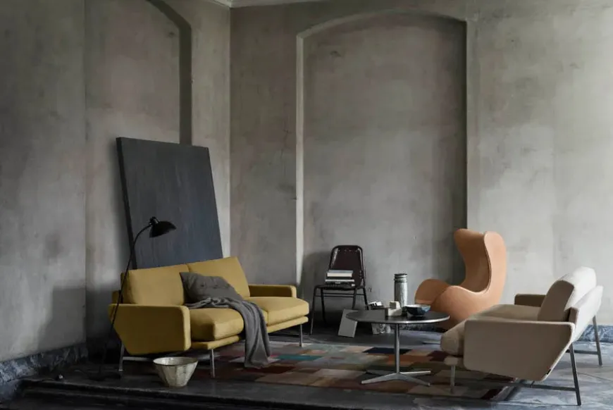 Piet Hein A203 Sofabord, 100 x 100 cm fra Fritz Hansen