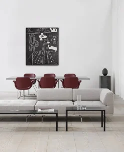 Piloti Bord, sort laminat fra Fredericia Furniture