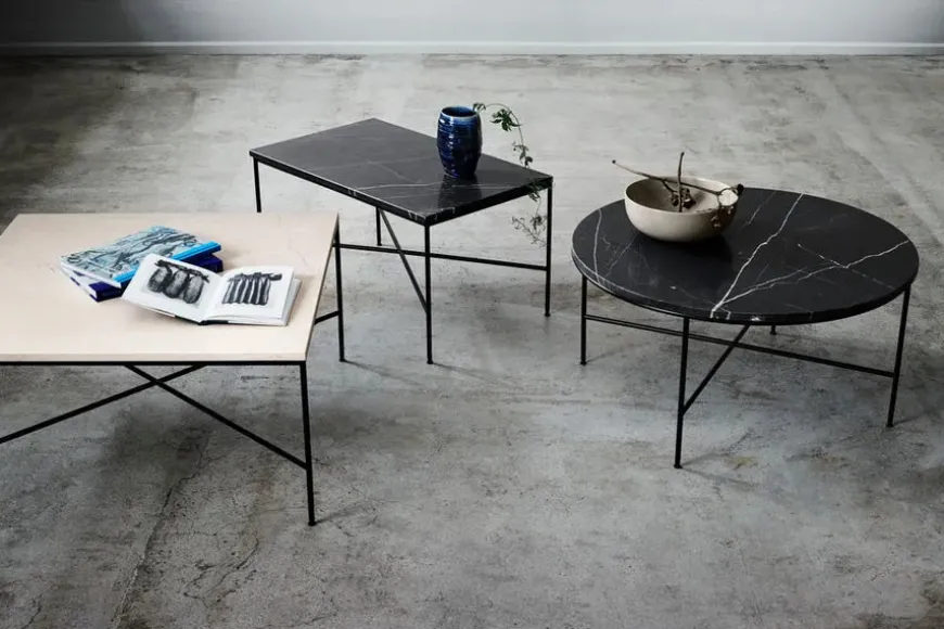 Planner Sofabord 100x100 fra Fritz Hansen