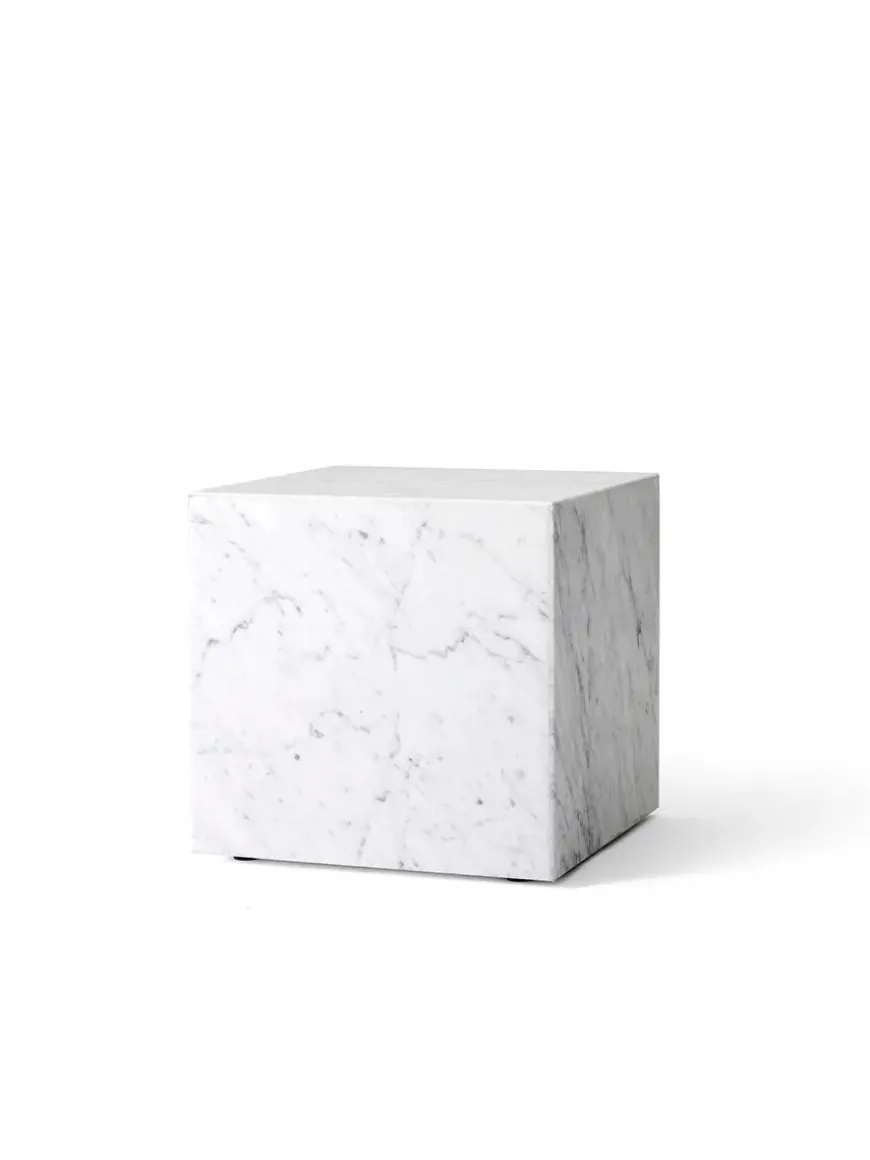 Plinth Cubic, grey galaxy marble fra Audo Copenhagen
