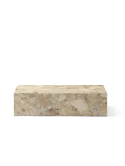 Plinth Low, grey galaxy marble fra Audo Copenhagen