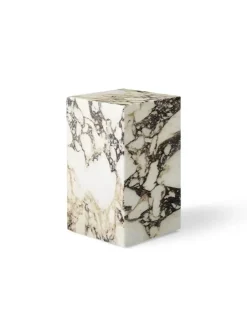 Plinth Tall, grey galaxy marble fra Audo Copenhagen