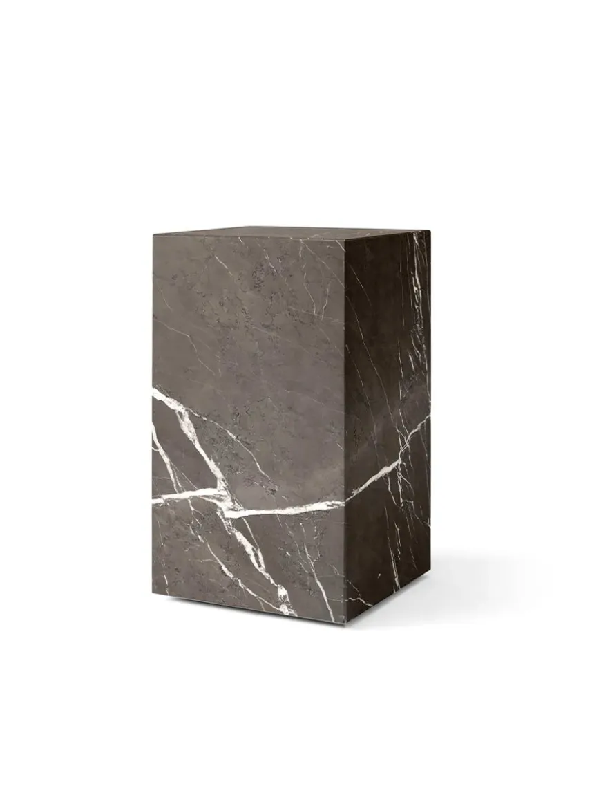 Plinth Tall, grey galaxy marble fra Audo Copenhagen
