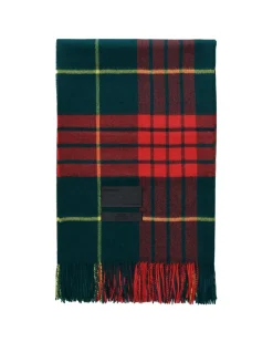 Queen blanket - Volvo blue tartan fra Magniberg