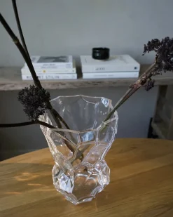 Reflection Vase, klar glas fra Hein Studio
