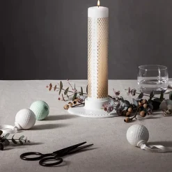 Rhombe Bloklysestage fra Lyngby Porcelæn