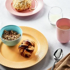 Rhombe krus, blå fra Lyngby Porcelæn