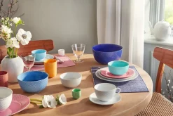 Rhombe krus, grøn fra Lyngby Porcelæn