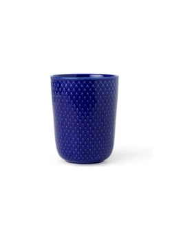 Rhombe krus, gul fra Lyngby Porcelæn