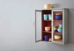 Rhombe krus, rosa fra Lyngby Porcelæn