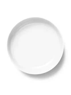 Rhombe serveringsskål, hvid fra Lyngby Porcelæn