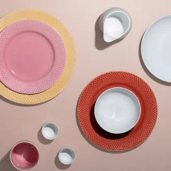Rhombe tallerken, sand Ø27 cm fra Lyngby Porcelæn