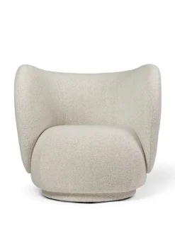 Rico Lounge Chair, soft bouclé fra Ferm Living