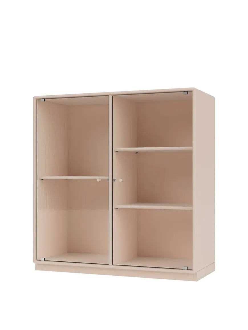 Ripple II Vitrineskab, inkl. sokkel fra Montana