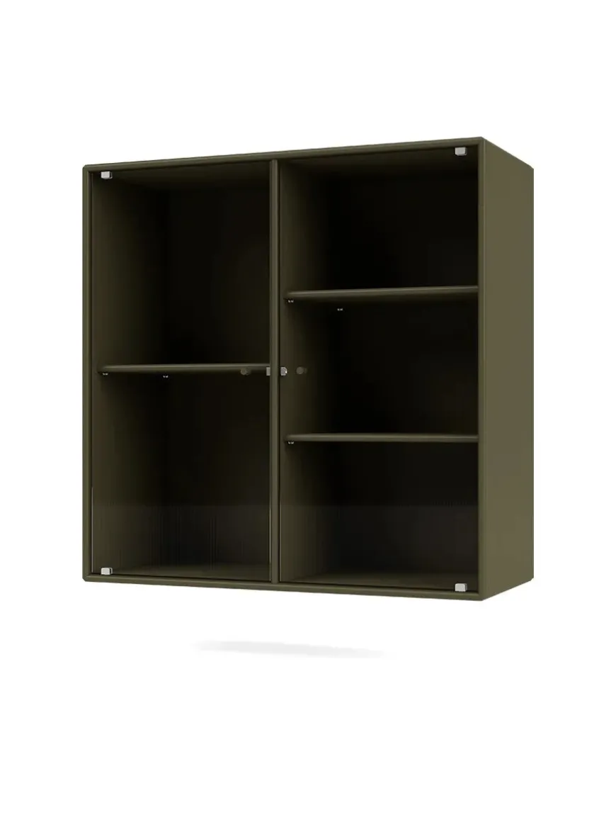 Ripple II Vitrineskab, inkl. sokkel fra Montana