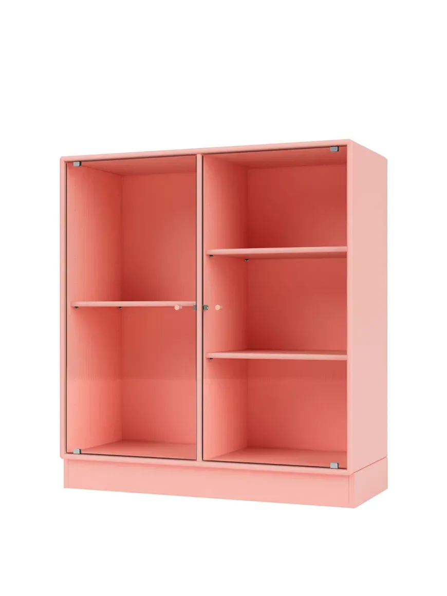 Ripple II Vitrineskab, inkl. sokkel fra Montana