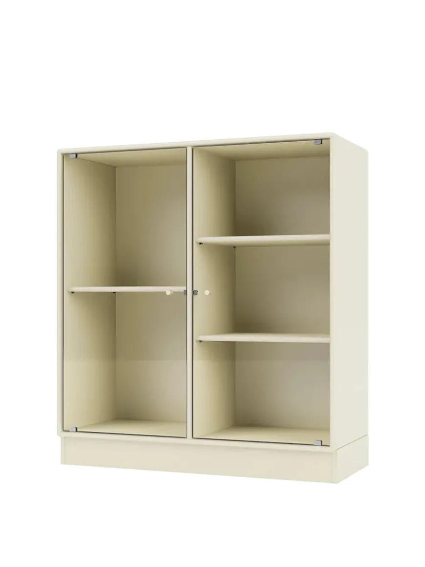 Ripple II Vitrineskab, inkl. sokkel fra Montana