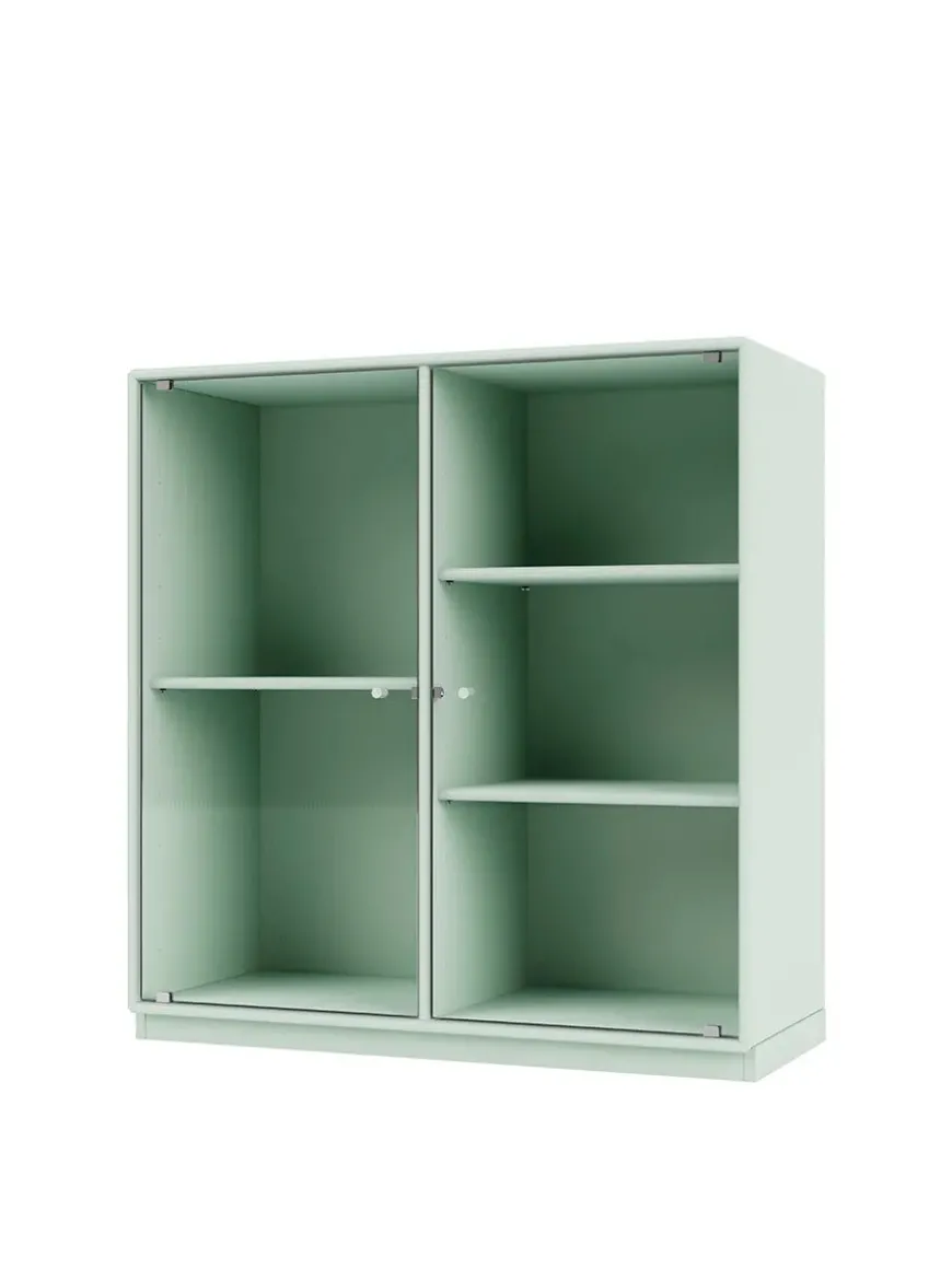 Ripple II Vitrineskab, inkl. sokkel fra Montana