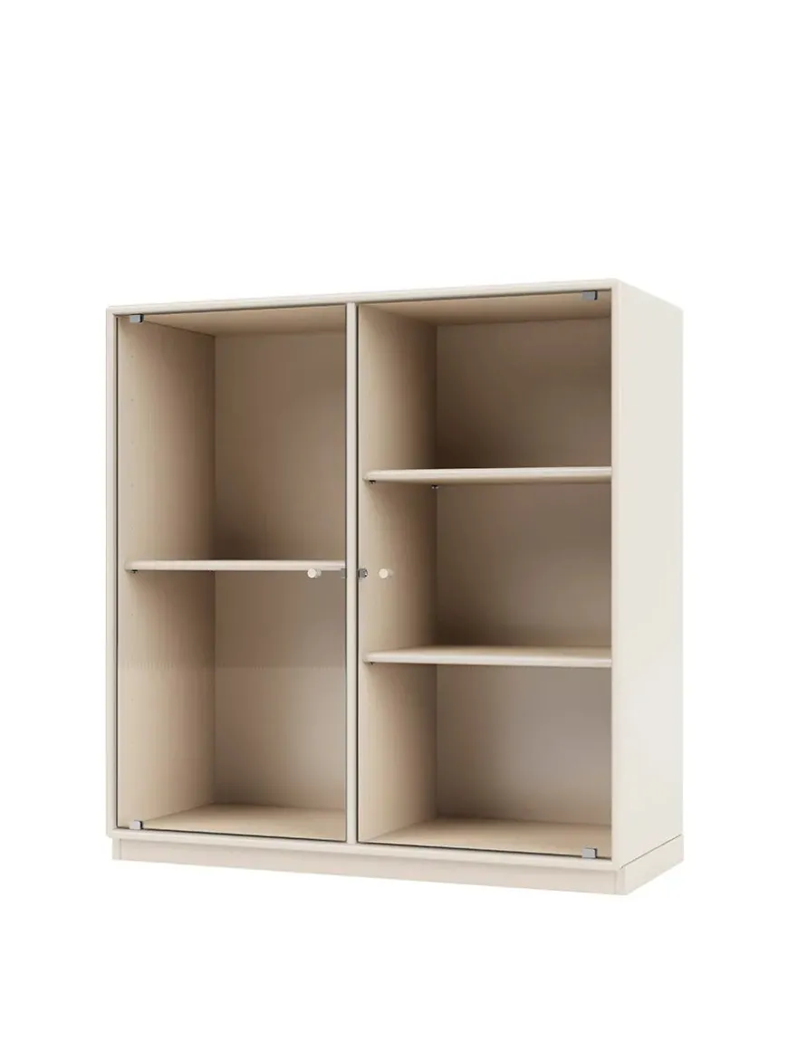 Ripple II Vitrineskab, inkl. sokkel fra Montana