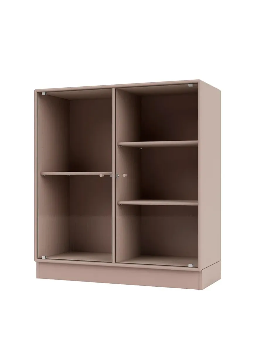 Ripple II Vitrineskab, inkl. sokkel fra Montana