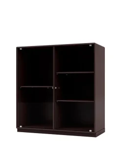 Ripple II Vitrineskab, inkl. sokkel fra Montana