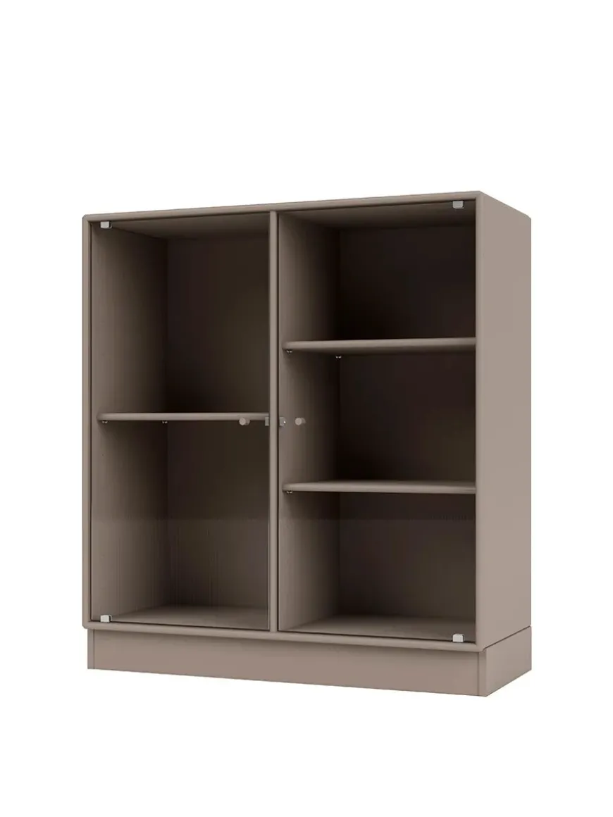 Ripple II Vitrineskab, inkl. sokkel fra Montana