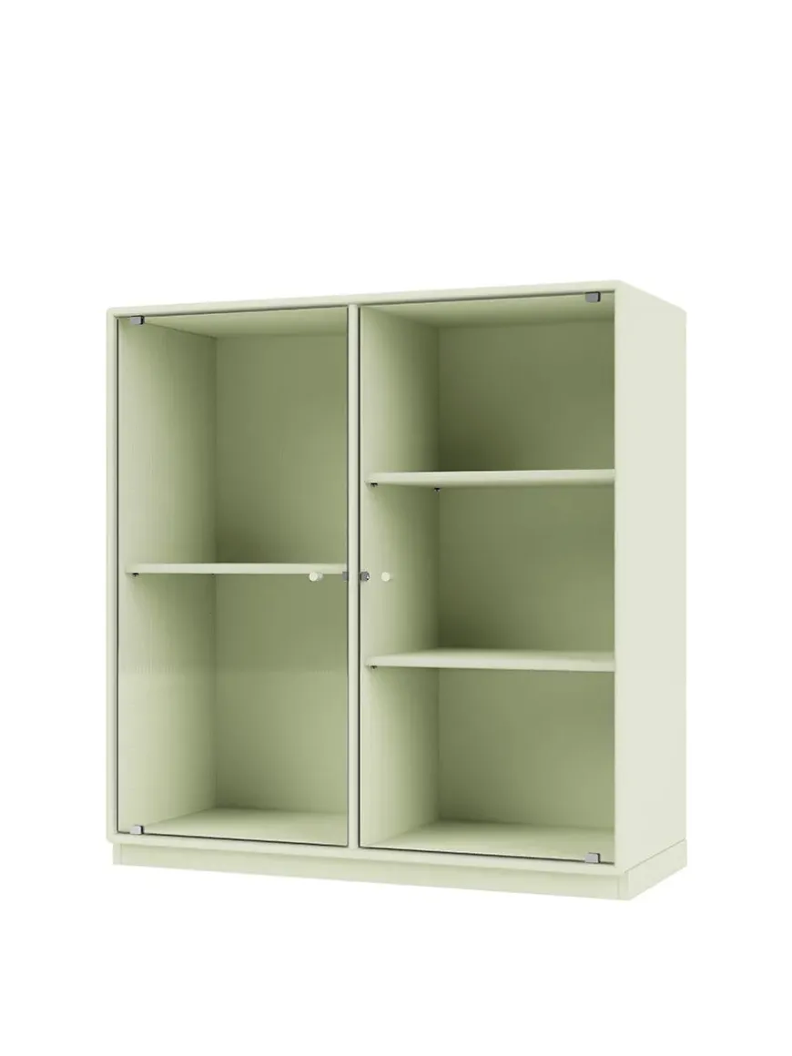 Ripple II Vitrineskab, inkl. sokkel fra Montana