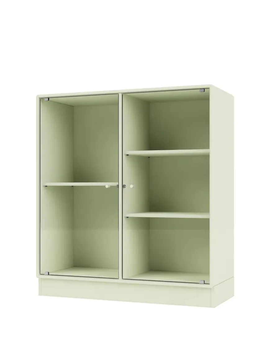 Ripple II Vitrineskab, inkl. sokkel fra Montana