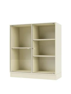 Ripple II Vitrineskab, inkl. sokkel fra Montana