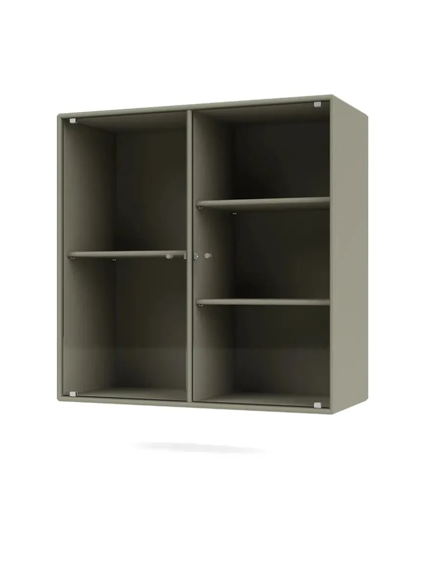 Ripple II Vitrineskab, inkl. sokkel fra Montana