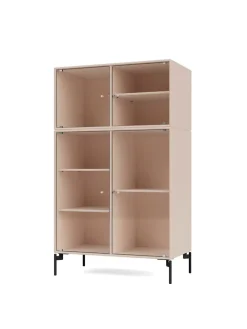 Ripple III Vitrineskab, inkl. ben fra Montana