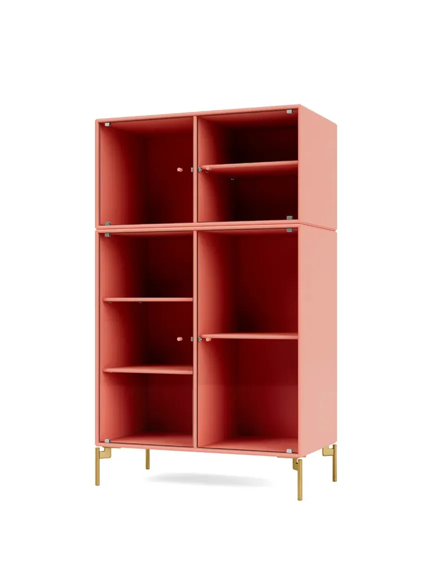 Ripple III Vitrineskab, inkl. ben fra Montana