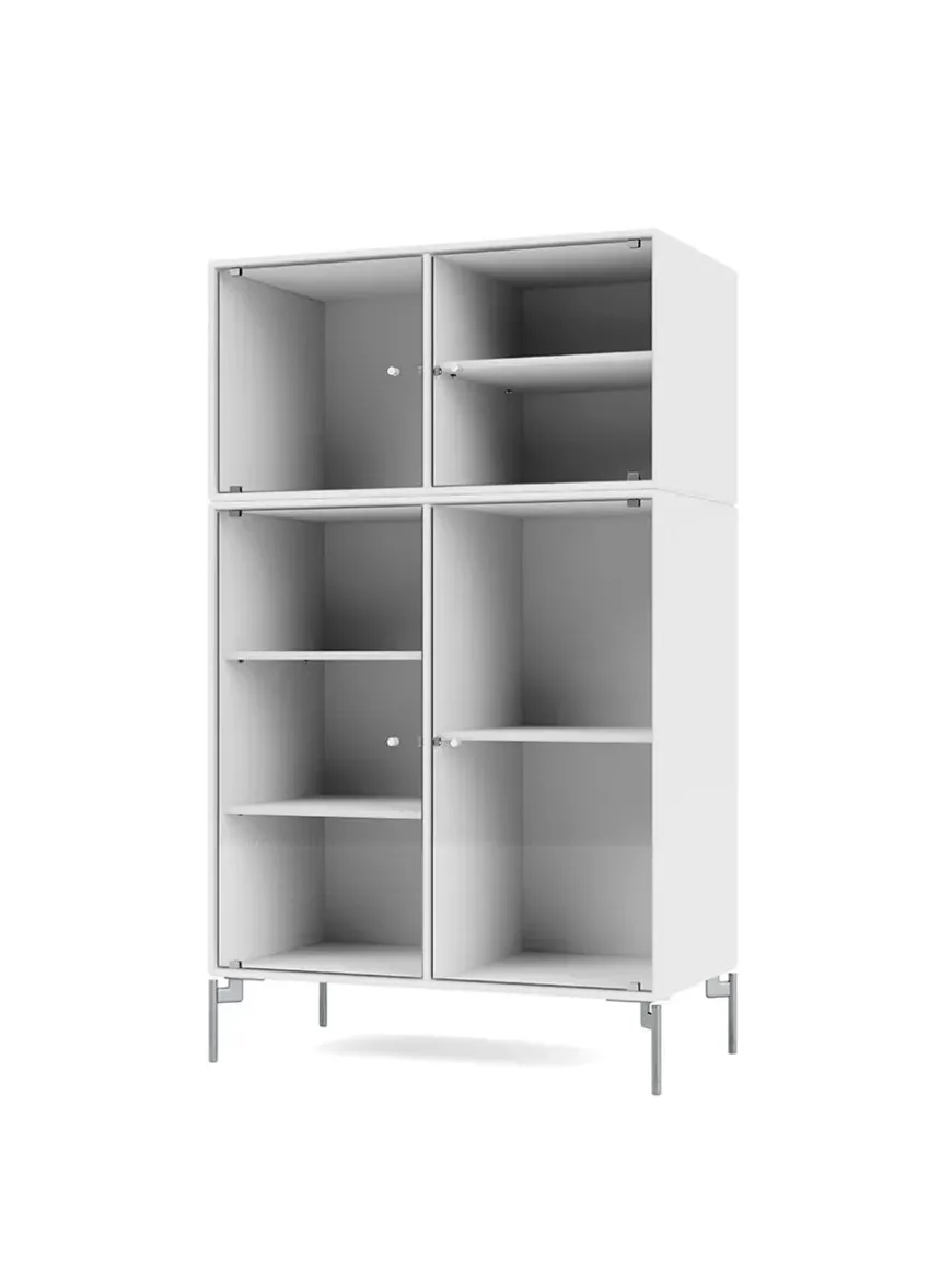 Ripple III Vitrineskab, inkl. ben fra Montana