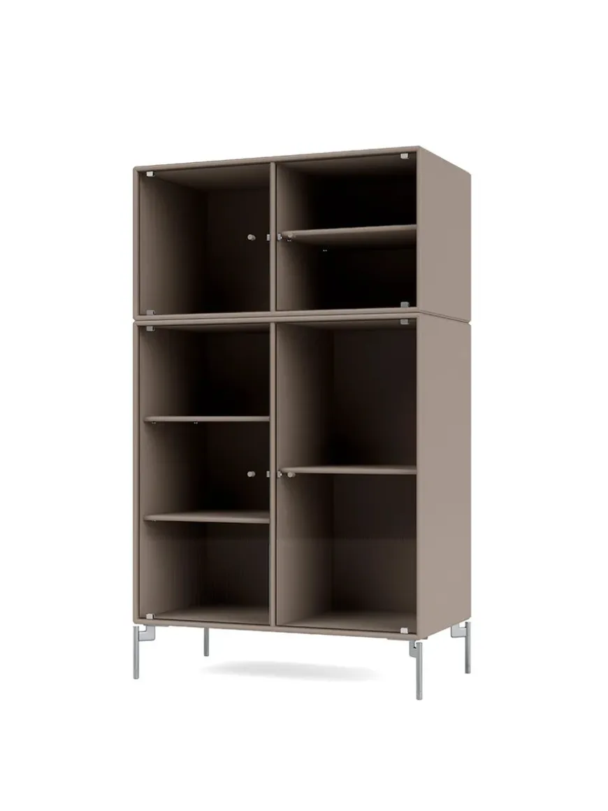 Ripple III Vitrineskab, inkl. ben fra Montana