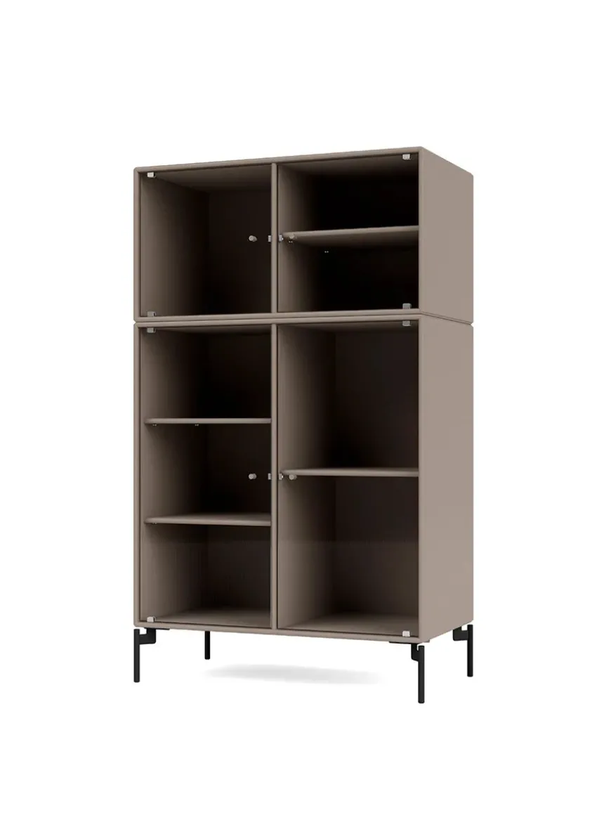 Ripple III Vitrineskab, inkl. ben fra Montana