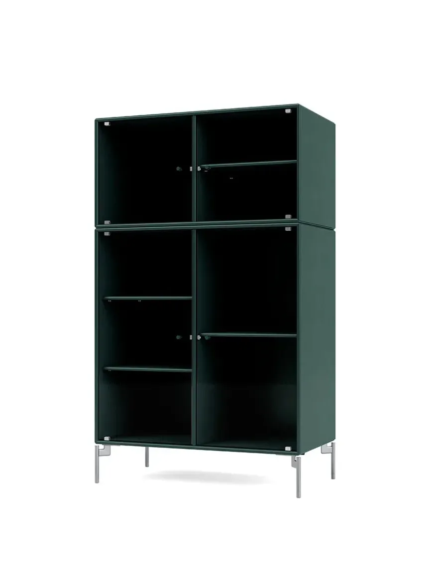 Ripple III Vitrineskab, inkl. ben fra Montana