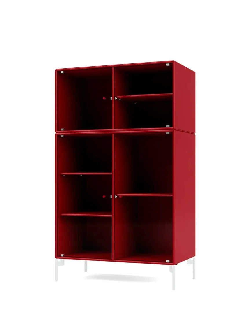 Ripple III Vitrineskab, inkl. ben fra Montana