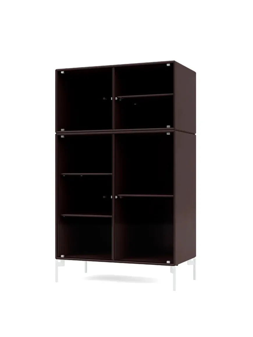 Ripple III Vitrineskab, inkl. ben fra Montana